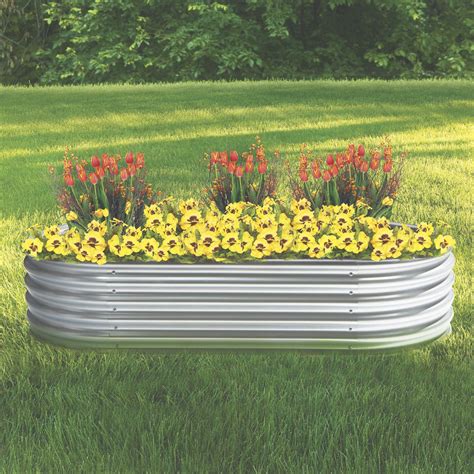 planter box galvanized steel|4x8 galvanized raised garden bed.